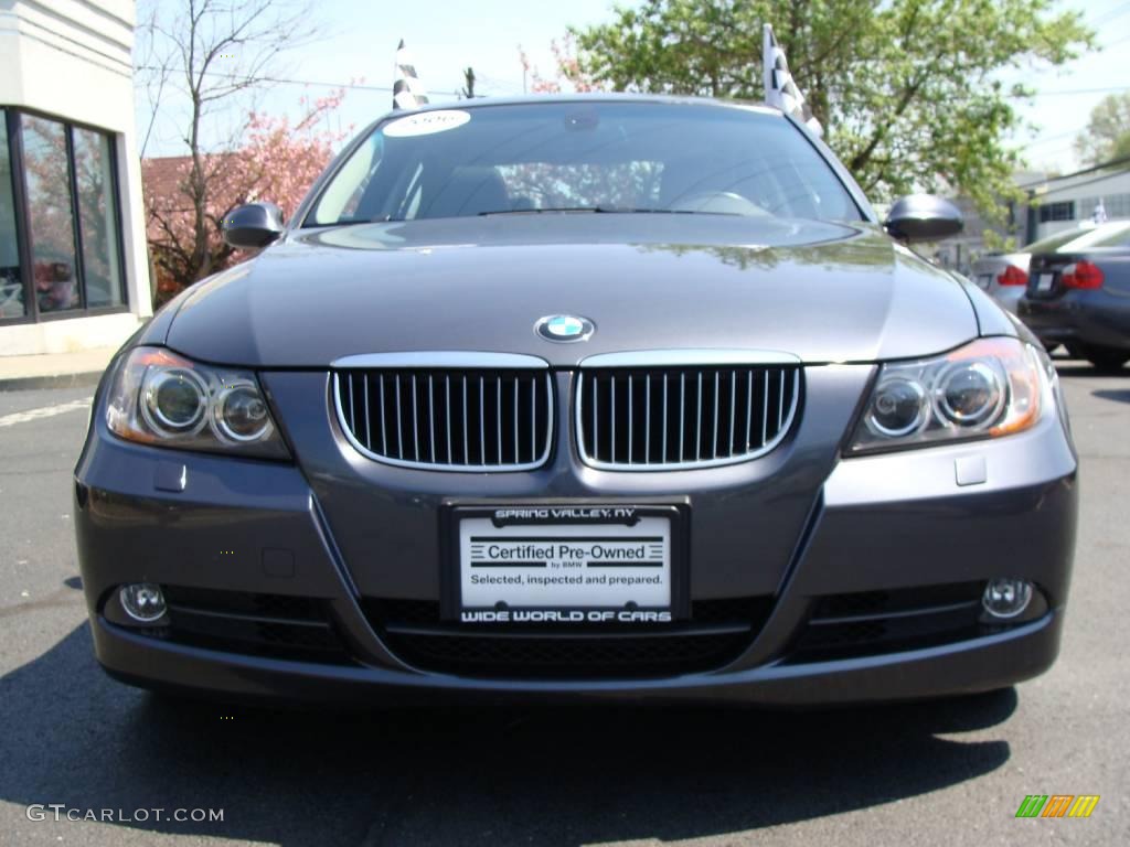 2006 3 Series 330i Sedan - Sparkling Graphite Metallic / Black photo #2