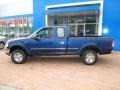 1997 Moonlight Blue Metallic Ford F150 XLT Extended Cab 4x4  photo #13