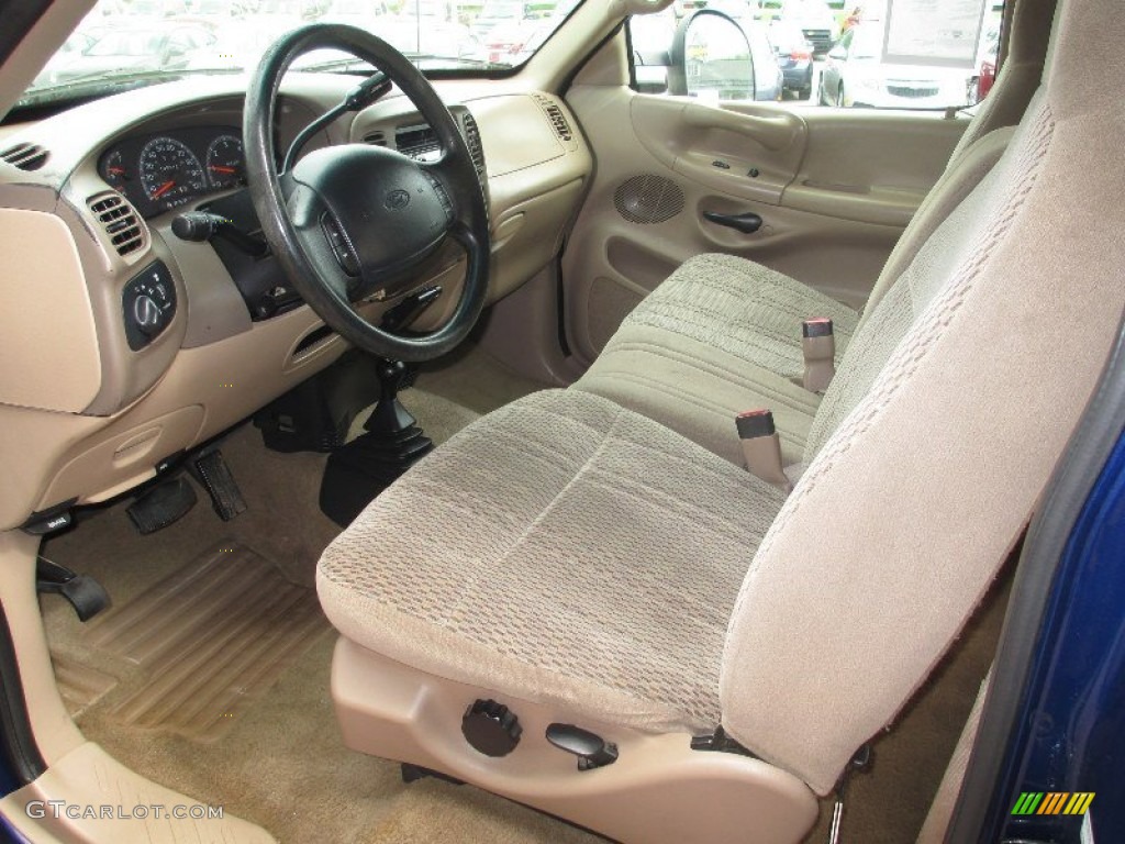 Medium Graphite Interior 1997 Ford F150 XLT Extended Cab 4x4 Photo #81273662