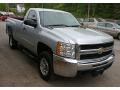 2010 Sheer Silver Metallic Chevrolet Silverado 2500HD LT Regular Cab 4x4  photo #10