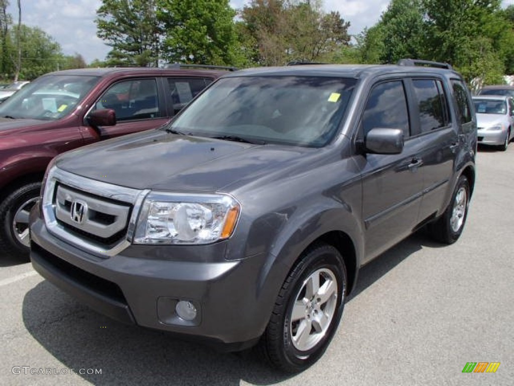 Polished Metal Metallic 2011 Honda Pilot EX-L 4WD Exterior Photo #81274271
