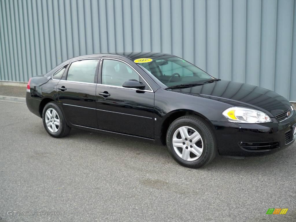 2008 Impala LS - Black / Ebony Black photo #1