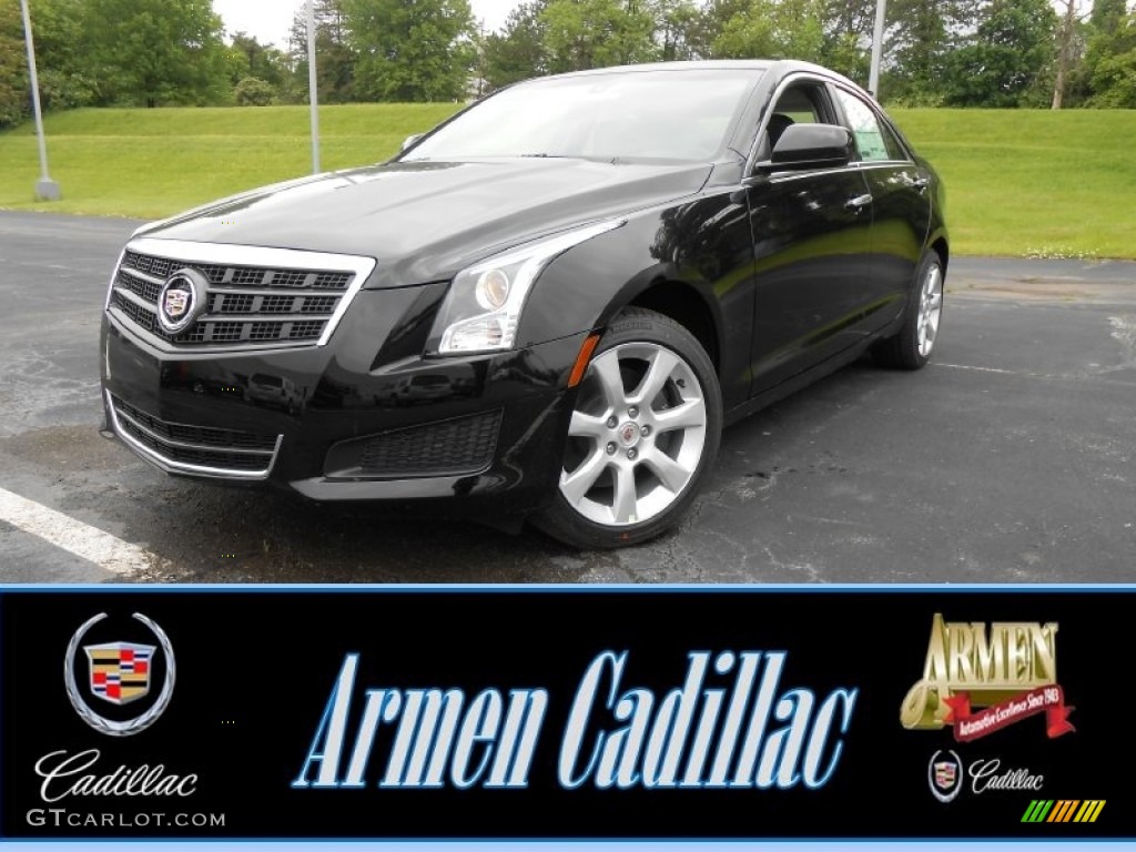 2013 ATS 2.0L Turbo AWD - Black Raven / Jet Black/Jet Black Accents photo #1