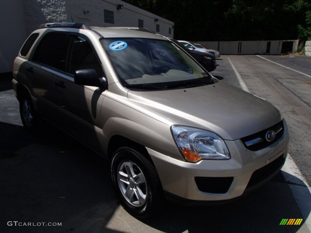 2009 Sportage LX V6 4x4 - Gold Leaf / Beige photo #1