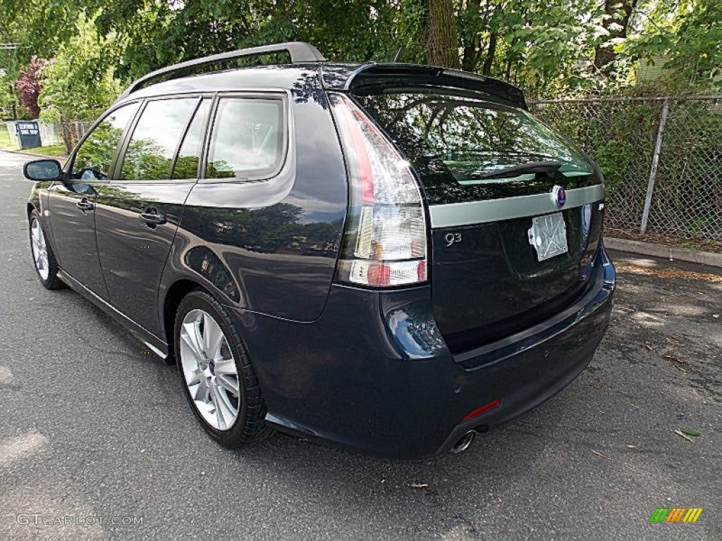 2008 9-3 Aero SportCombi Wagon - Nocturne Blue Metallic / Black photo #3