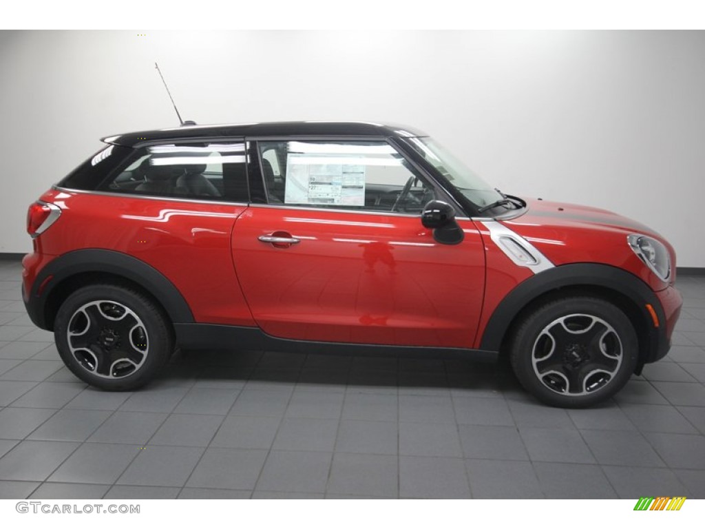 Blazing Red 2013 Mini Cooper Paceman Exterior Photo #81275845