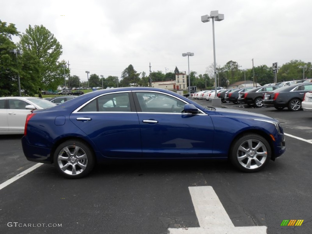 Opulent Blue Metallic 2013 Cadillac ATS 2.0L Turbo AWD Exterior Photo #81275992