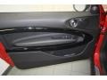 Carbon Black 2013 Mini Cooper Paceman Door Panel