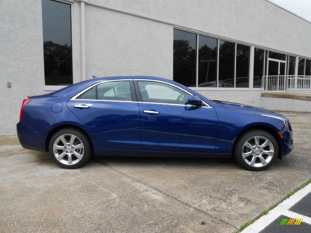 Opulent Blue Metallic 2013 Cadillac ATS 2.0L Turbo AWD Exterior Photo #81276311