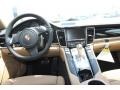 Black/Luxor Beige 2013 Porsche Panamera Platinum Edition Dashboard