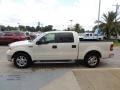 2007 White Sand Tri-Coat Ford F150 Lariat SuperCrew  photo #5