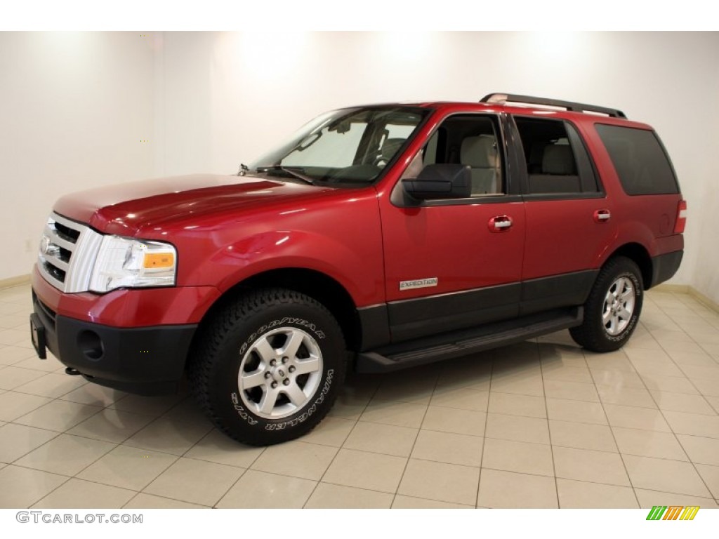 Redfire Metallic 2007 Ford Expedition XLT 4x4 Exterior Photo #81277411