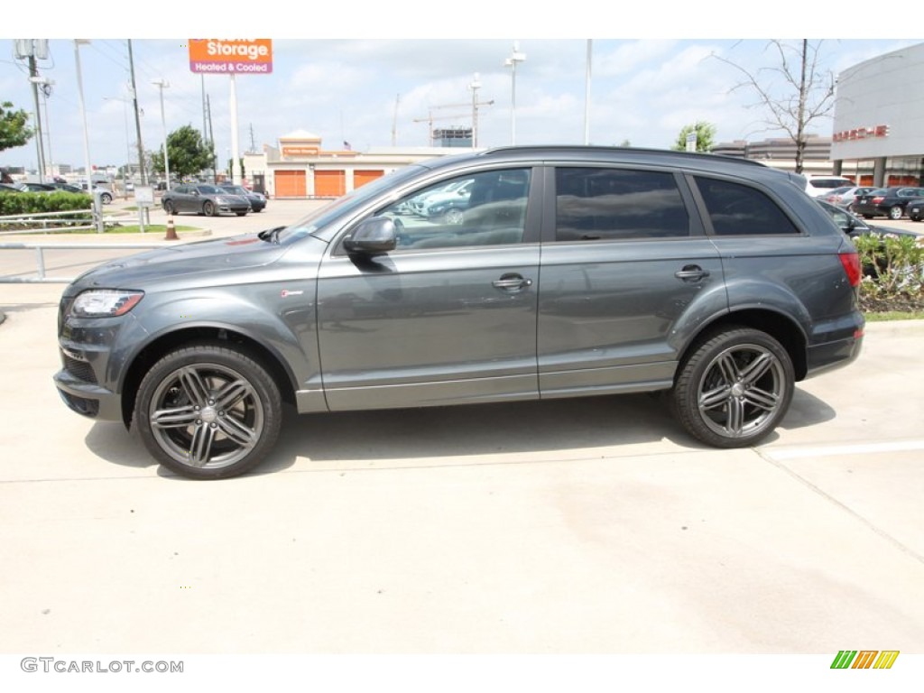 Daytona Grey Pearl Effect 2013 Audi Q7 3.0 S Line quattro Exterior Photo #81277672