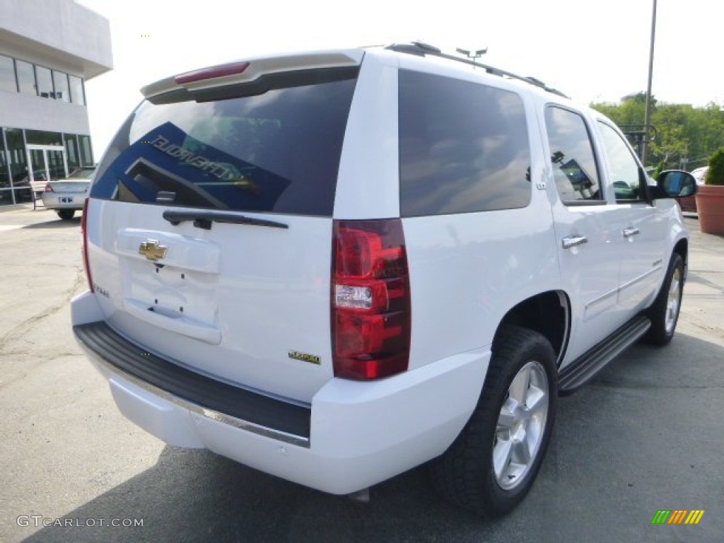 2009 Tahoe LTZ 4x4 - White Diamond Tricoat / Ebony photo #3