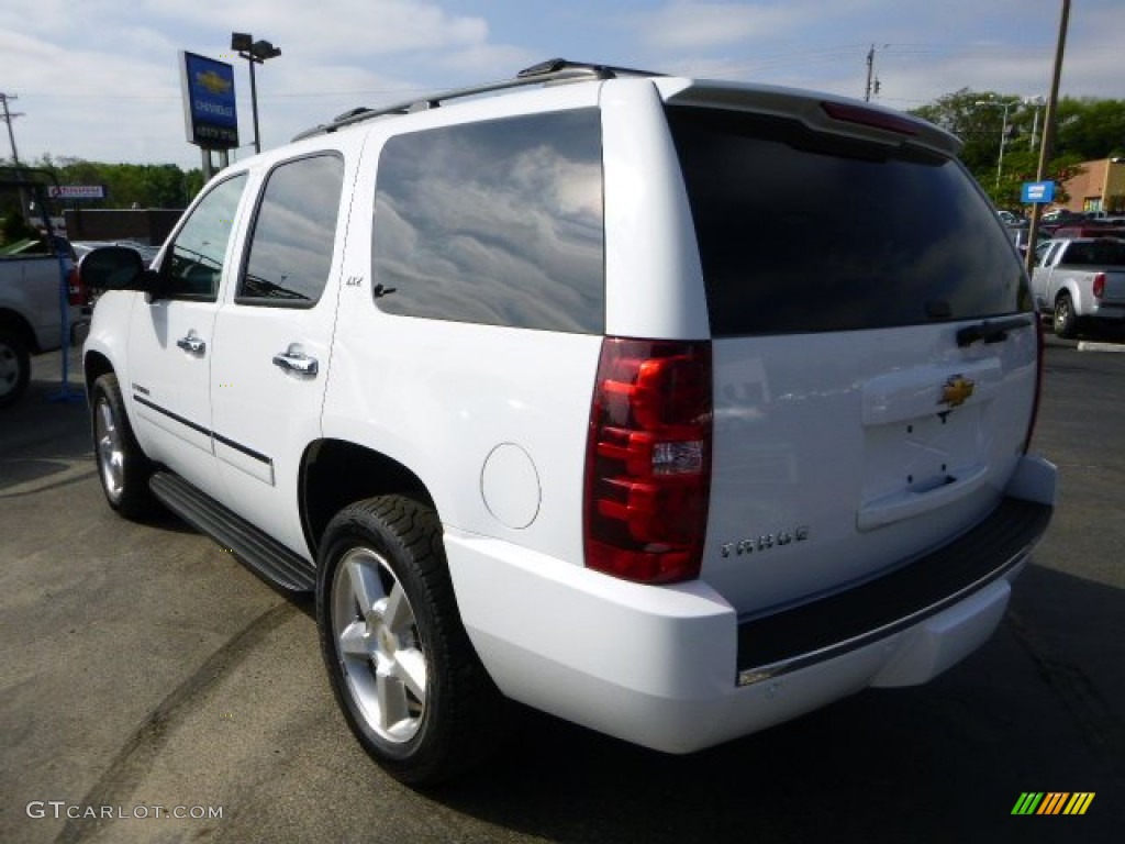 2009 Tahoe LTZ 4x4 - White Diamond Tricoat / Ebony photo #5