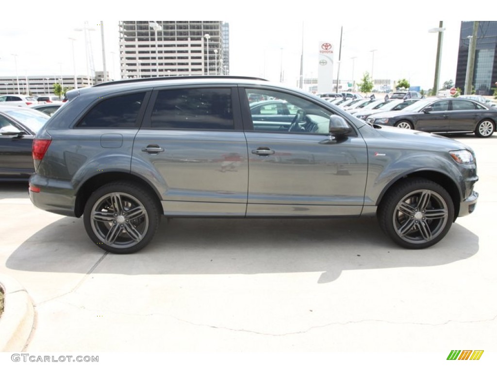 Daytona Grey Pearl Effect 2013 Audi Q7 3.0 S Line quattro Exterior Photo #81277842