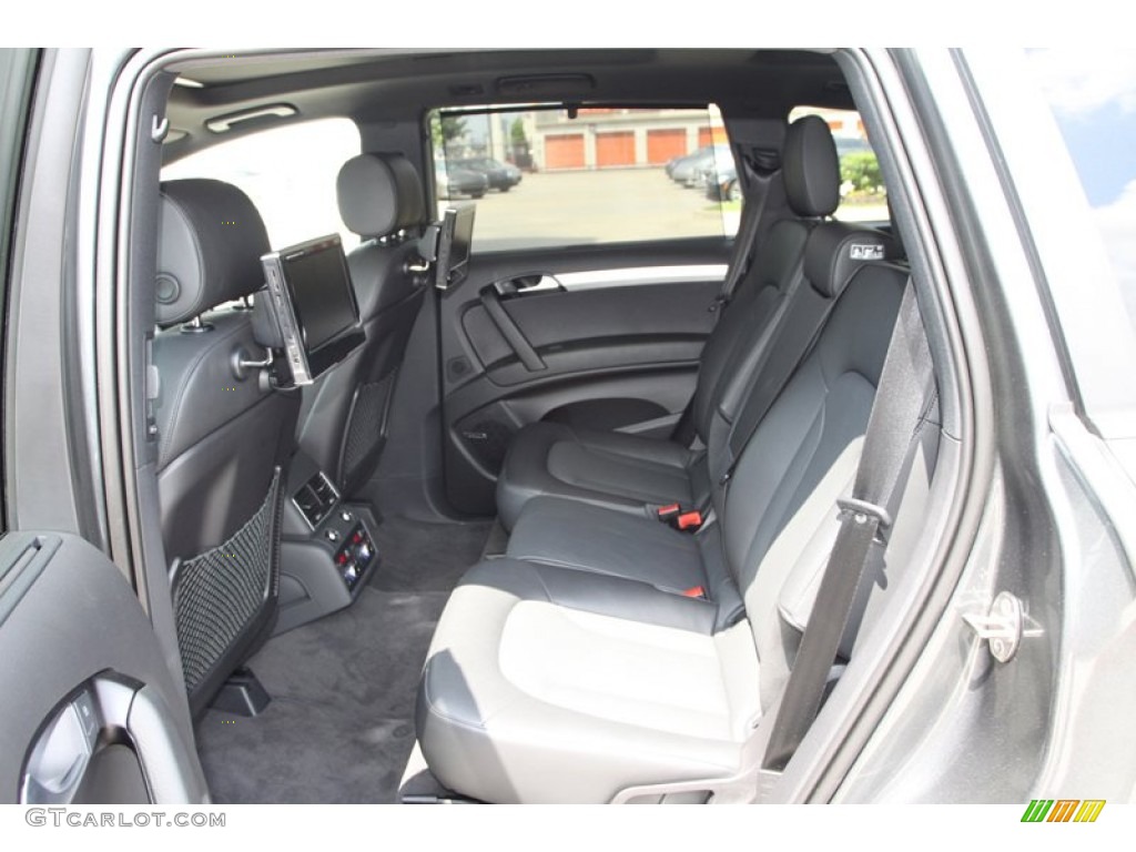 Black Interior 2013 Audi Q7 3.0 S Line quattro Photo #81278020