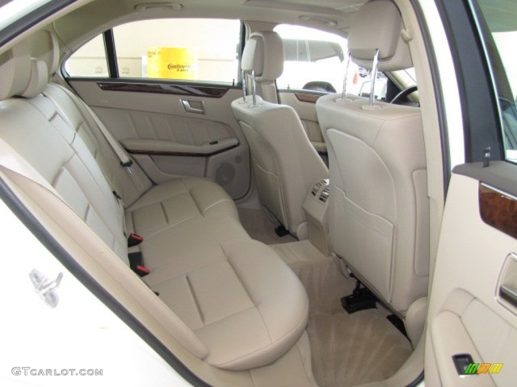 Almond/Mocha Interior 2012 Mercedes-Benz E 350 Sedan Photo #81278218