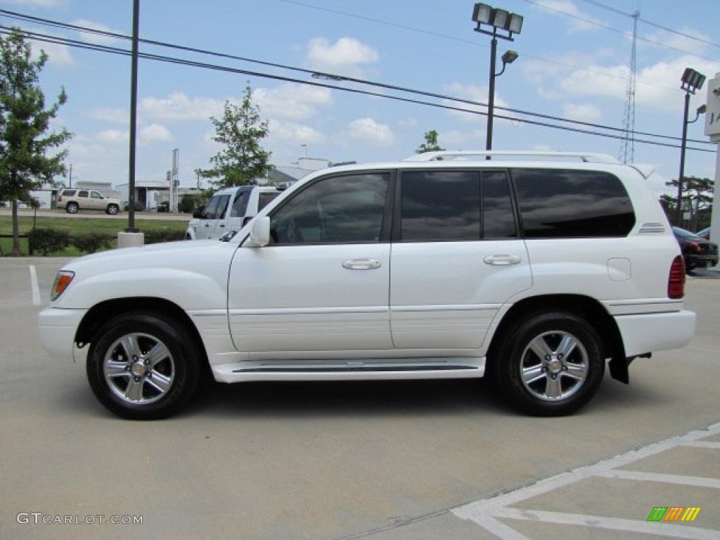 2006 LX 470 - Crystal White / Ivory photo #7