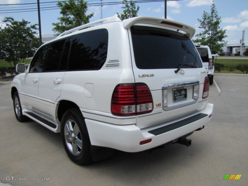 2006 LX 470 - Crystal White / Ivory photo #8