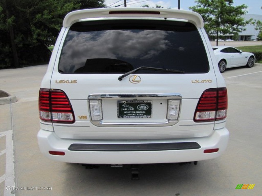 2006 LX 470 - Crystal White / Ivory photo #9
