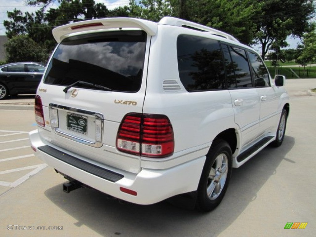 2006 LX 470 - Crystal White / Ivory photo #10