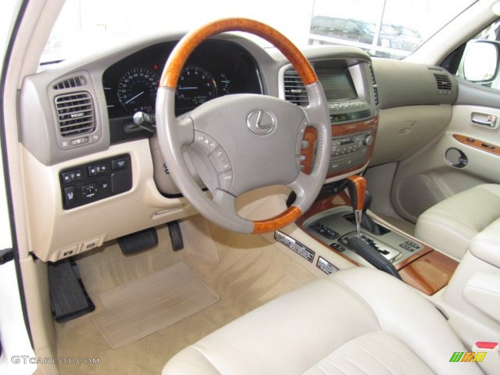 2006 LX 470 - Crystal White / Ivory photo #12
