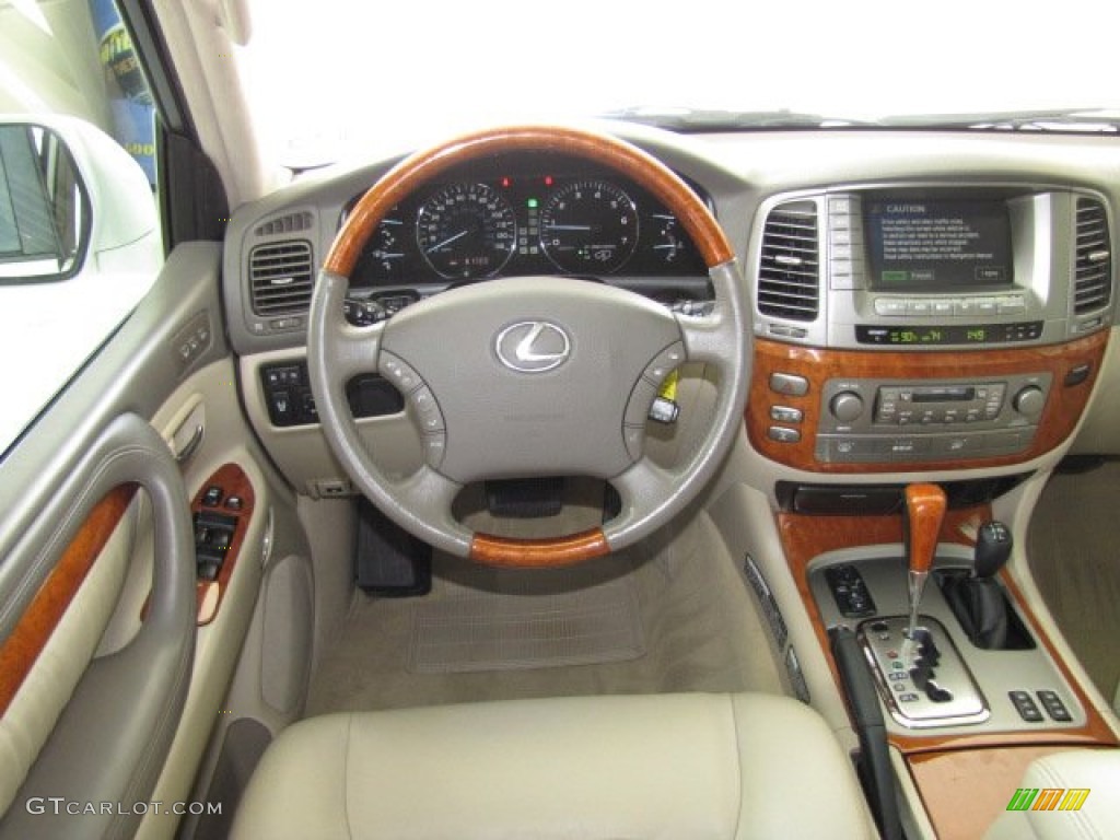 2006 LX 470 - Crystal White / Ivory photo #13