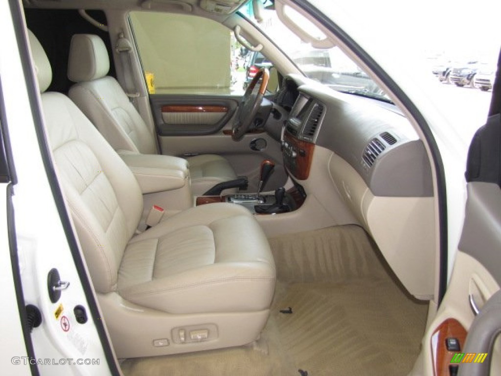 2006 LX 470 - Crystal White / Ivory photo #22