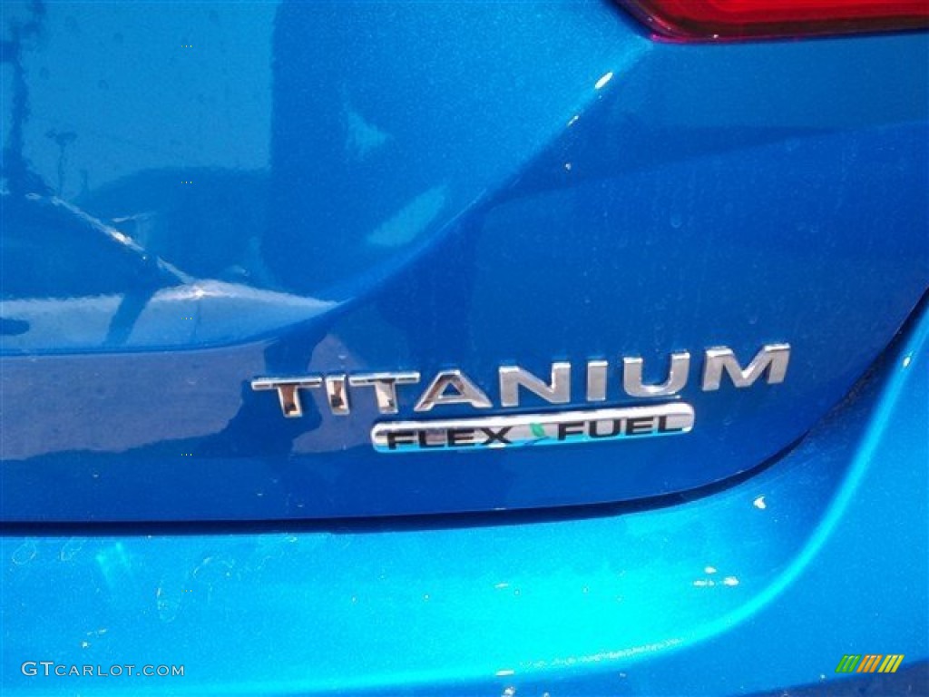 2013 Focus Titanium Sedan - Blue Candy / Charcoal Black photo #5