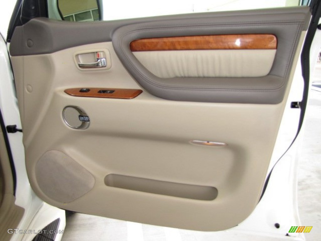 2006 LX 470 - Crystal White / Ivory photo #50
