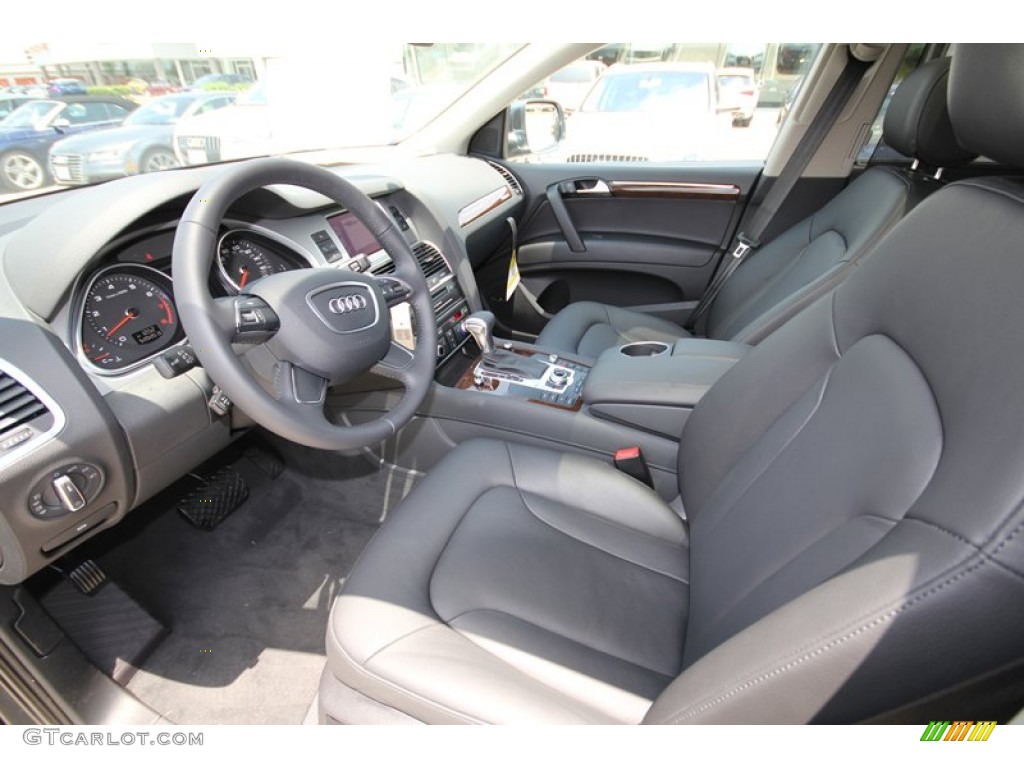 Black Interior 2013 Audi A5 2.0T quattro Coupe Photo #81279790