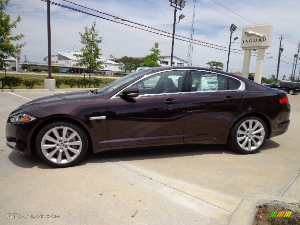 2013 XF I4 T - Caviar Metallic / Barley/Truffle photo #7