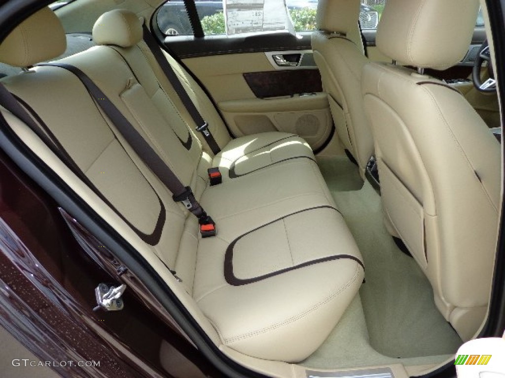 2013 Jaguar XF I4 T Rear Seat Photo #81280111