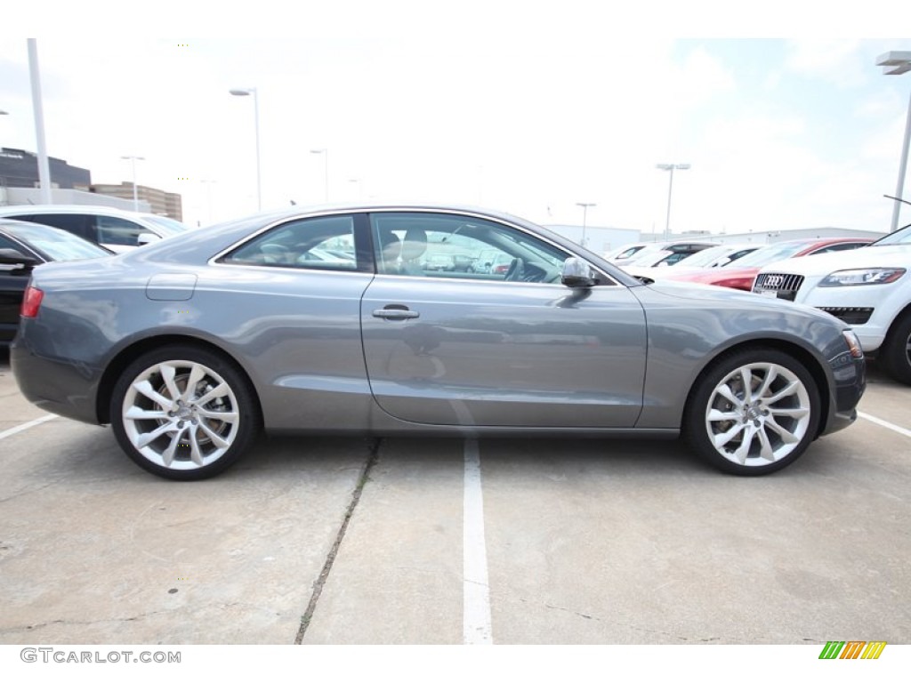 Monsoon Gray Metallic 2013 Audi A5 2.0T quattro Coupe Exterior Photo #81280504