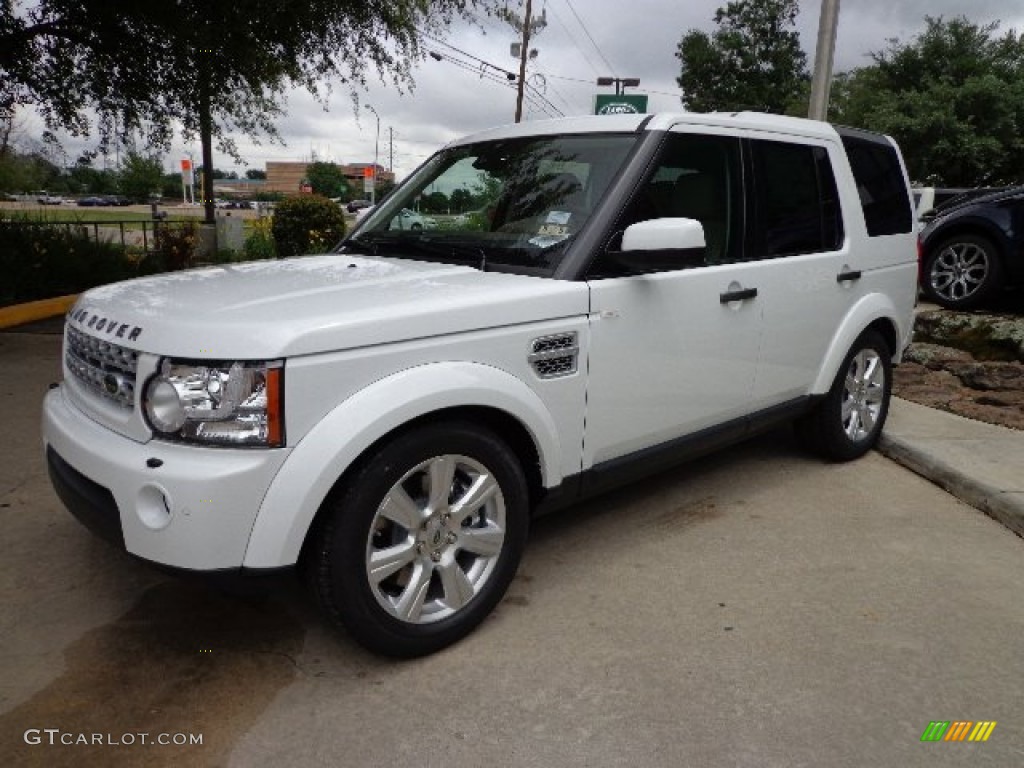 Fuji White 2013 Land Rover LR4 HSE LUX Exterior Photo #81280585