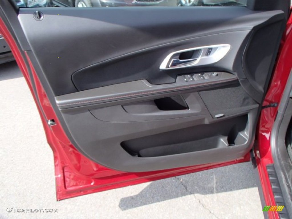 2013 Chevrolet Equinox LT AWD Jet Black Door Panel Photo #81280992