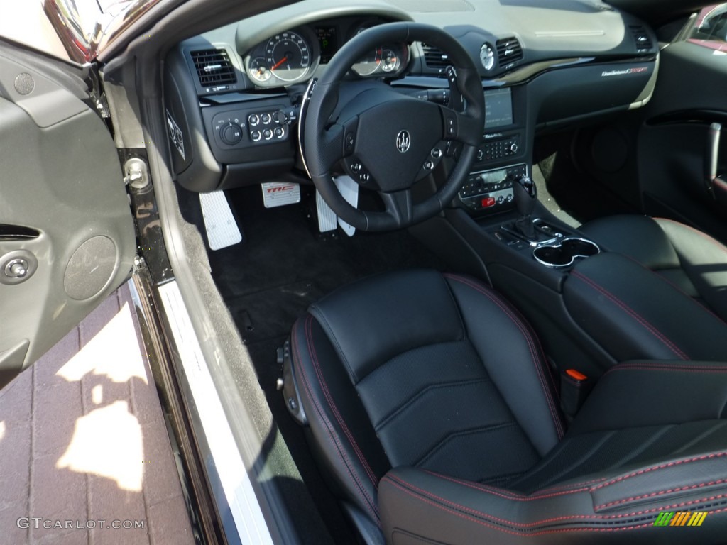 Nero Interior 2013 Maserati GranTurismo Convertible GranCabrio MC Photo #81281002