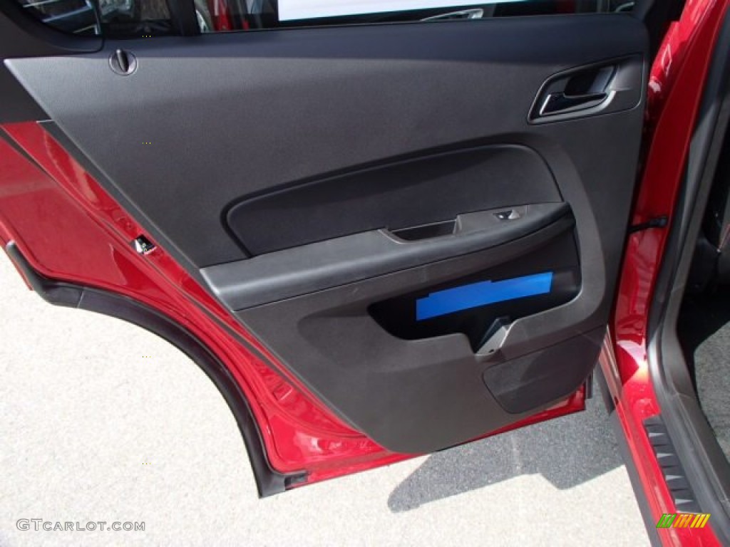 2013 Chevrolet Equinox LT AWD Jet Black Door Panel Photo #81281019