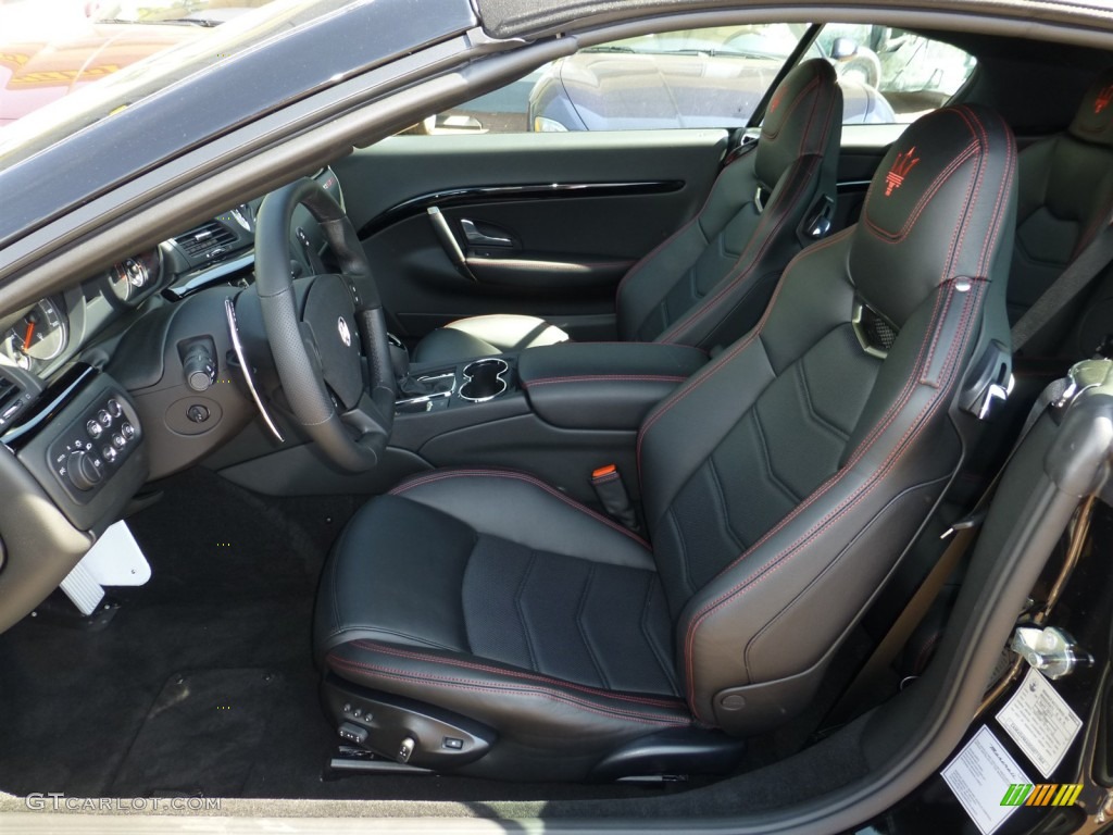 Nero Interior 2013 Maserati GranTurismo Convertible GranCabrio MC Photo #81281021