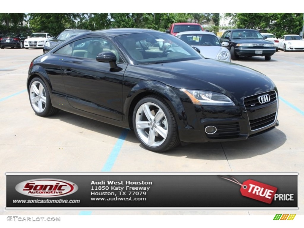 2013 TT 2.0T quattro Coupe - Brilliant Black / Luxor Beige photo #1