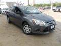 2013 Sterling Gray Ford Focus S Sedan  photo #9