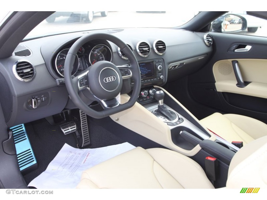 Luxor Beige Interior 2013 Audi TT 2.0T quattro Coupe Photo #81281206