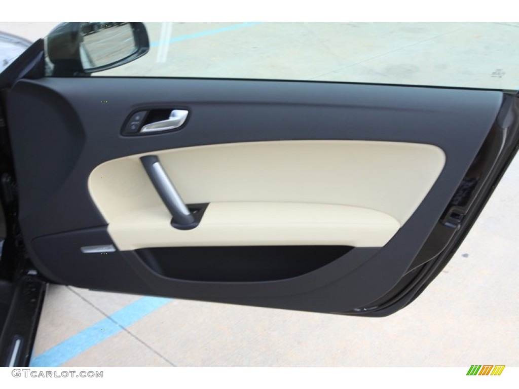 2013 Audi TT 2.0T quattro Coupe Luxor Beige Door Panel Photo #81281320