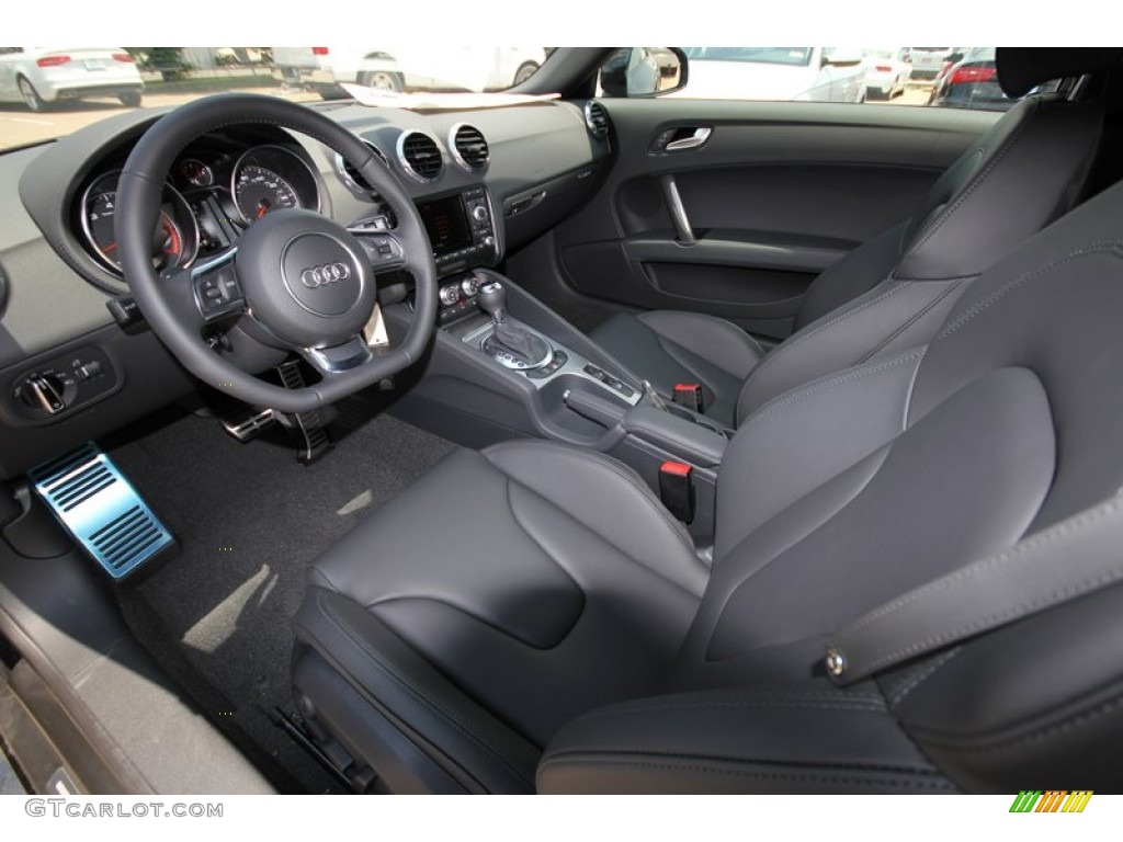 Black Interior 2013 Audi TT 2.0T quattro Roadster Photo #81281581