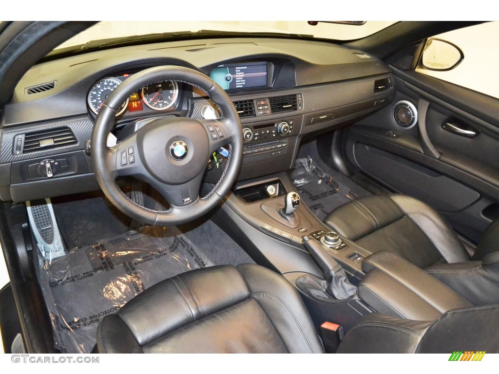 Black Novillo Leather Interior 2011 BMW M3 Convertible Photo #81282007