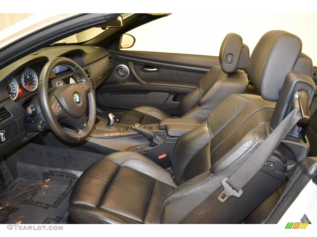 Black Novillo Leather Interior 2011 BMW M3 Convertible Photo #81282037