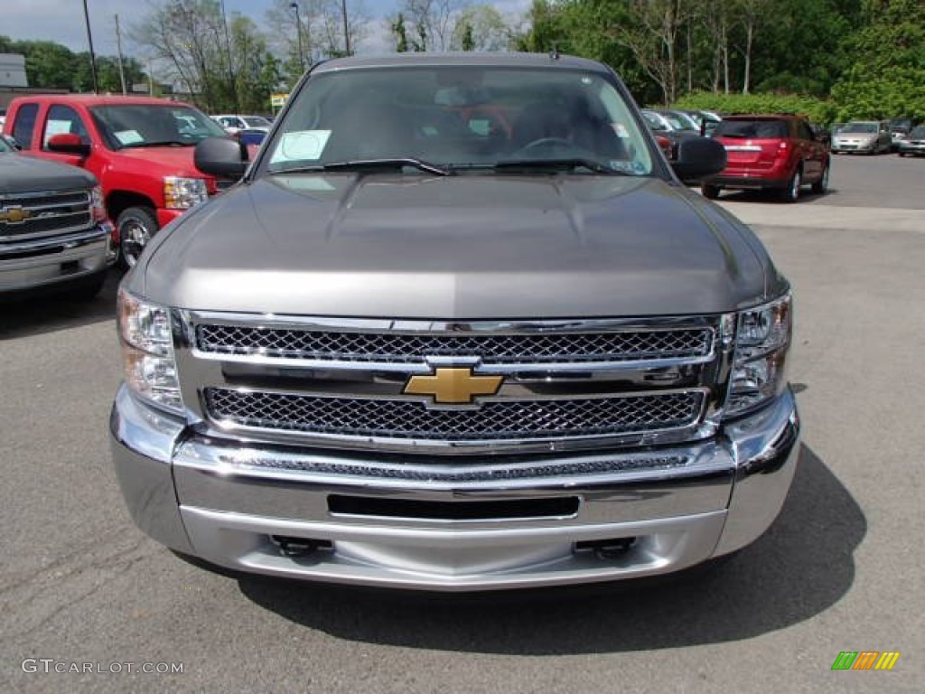 2013 Silverado 1500 LT Extended Cab 4x4 - Graystone Metallic / Ebony photo #3