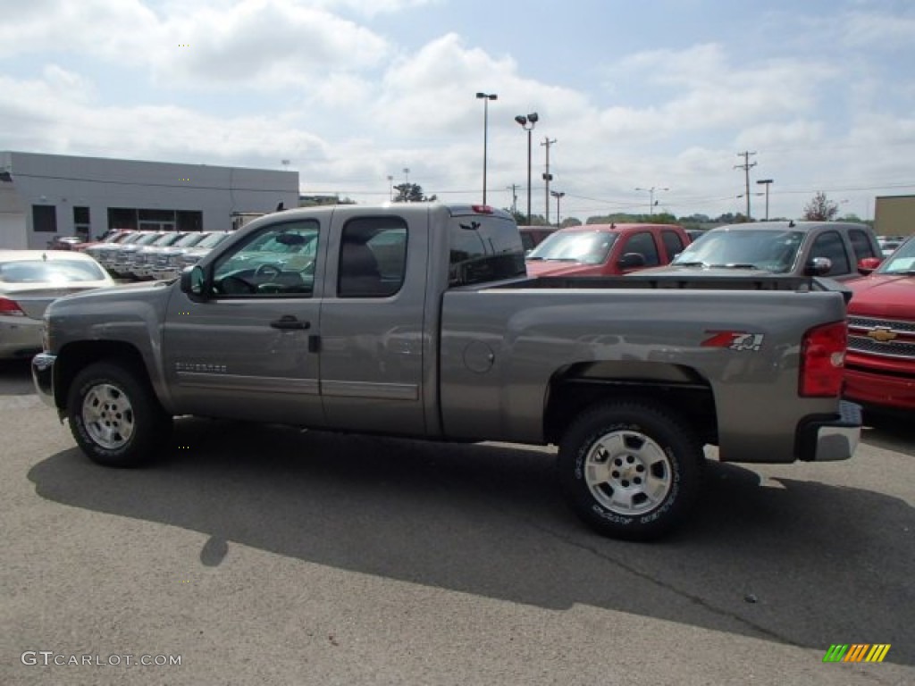 2013 Silverado 1500 LT Extended Cab 4x4 - Graystone Metallic / Ebony photo #5