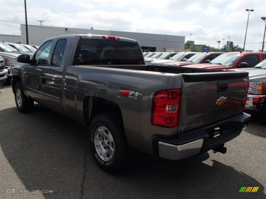 2013 Silverado 1500 LT Extended Cab 4x4 - Graystone Metallic / Ebony photo #6
